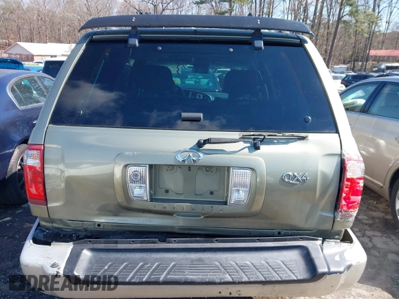 2003 Infiniti QX4 with VIN JNRDR09X13W251912, listed as a IAAI auction lot 41617833 with 162,231 mi miles and . Bid and sale history available at DreamBid. Image 16.