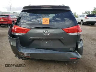 2014 Toyota Sienna LE with VIN 5TDJK3DC4ES085384, listed as a Copart auction lot 60375125 with 81,696 mi miles and Salvage title. Bid and sale history available at DreamBid. Image 6.