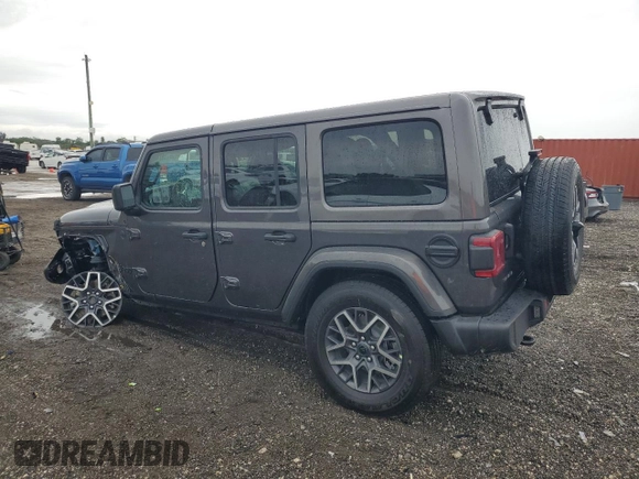 2025 Jeep Wrangler Sahara with VIN 1C4PJXEN9SW505768, listed as a Copart auction lot 88961125 with 1,806 mi miles and Clean Title. Bid and sale history available at DreamBid. Image 2.