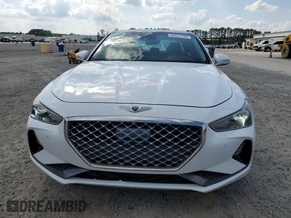 2019 Genesis G70 Advanced z VIN KMTG34LAXKU044313, wystawiony jako Copart lot #55917745 z przebiegiem 145 134 mil mil oraz Szkoda całkowita • Salvage title. Historia ofert i sprzedaży dostępna na DreamBid. Obrazek 5.