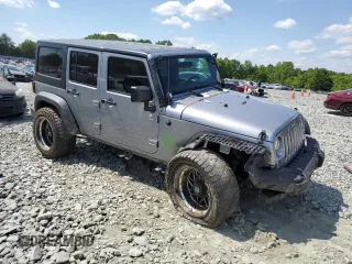 2016 Jeep Wrangler Unlimited Sport z VIN 1C4BJWDG1GL187340, wystawiony jako Copart lot #56011075 z przebiegiem 155 215 mil mil oraz Szkoda całkowita • Salvage title. Historia ofert i sprzedaży dostępna na DreamBid. Obrazek 4.