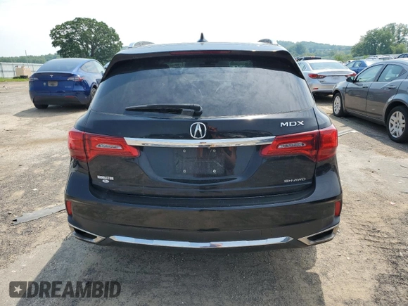 2017 Acura MDX Advance with VIN 5FRYD4H87HB042167, listed as a Copart auction lot 59155755 with 143,241 mi miles and Clean title. Bid and sale history available at DreamBid. Image 6.