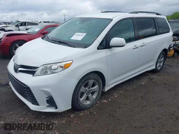 2019 Toyota Sienna LE Auto Access Seat с VIN 5TDKZ3DC0KS980821, выставлен на аукционе IAAI как лот 42000422 с пробегом 89 046 миль миль и . История ставок и продаж доступна на DreamBid. Изображение 2.