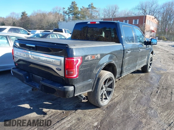 2017 Ford F-150 XL with VIN 1FTEW1EGXHFB14984, listed as a IAAI auction lot 41546709 with 132,132 mi miles. Bid and sale history available at carsss.com. Image 4.