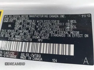 2014 Lexus RX 350 with VIN 2T2ZK1BA6EC140219, listed as a IAAI auction lot 42324458 with 105,465 mi miles and . Bid and sale history available at DreamBid. Image 9.