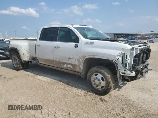 2022 Chevrolet Silverado 3500HD High Country with VIN 1GC4YVEY1NF207054, listed as a Copart auction lot 66297274 with 0 mi miles and Salvage Title. Bid and sale history available at carsss.com. Image 4.