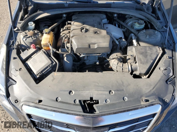 2015 Cadillac ATS Standard AWD with VIN 1G6AG5RX8F0135123, listed as a Copart auction lot 87646585 with 130,446 mi miles and Salvage title. Bid and sale history available at DreamBid. Image 12.