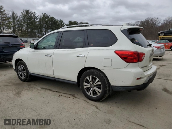 2019 Nissan Pathfinder S with VIN 5N1DR2MM7KC579940, listed as a Copart auction lot 47965875 with 78,477 mi miles and Salvage title. Bid and sale history available at DreamBid. Image 2.