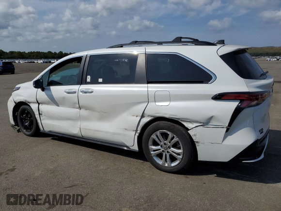 2023 Toyota Sienna XSE 25th Anniversary with VIN 5TDCSKFC6PS083719, listed as a Copart auction lot 71627604 with 71,367 mi miles and Salvage title. Bid and sale history available at DreamBid. Image 2.