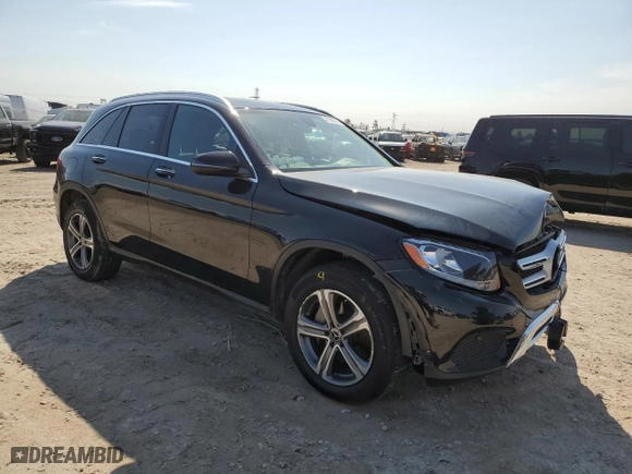 2018 Mercedes-Benz GLC with VIN WDC0G4KB9JV019422, listed as a Copart auction lot 47384075 with 83,586 mi miles and Salvage Title. Bid and sale history available at carsss.com. Image 4.