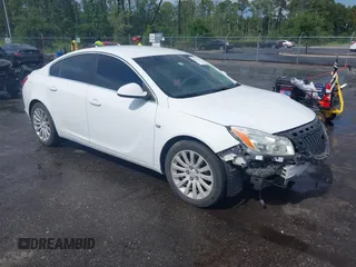 2011 Buick Regal CXL RL3 with VIN W04GR5EC7B1092915, listed as a IAAI auction lot 42547528 with 146,137 mi miles and . Bid and sale history available at DreamBid. Image 1.
