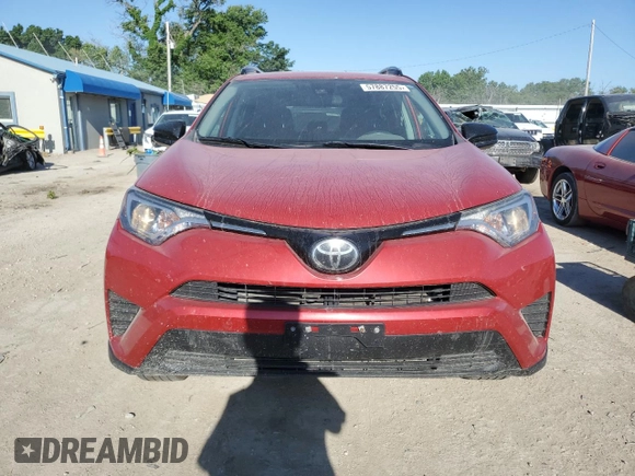 2017 Toyota RAV4 LE with VIN 2T3BFREV9HW543578, listed as a Copart auction lot 57887255 with 97,688 mi miles and Salvage title. Bid and sale history available at DreamBid. Image 5.
