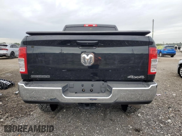 2022 Ram 2500 Big Horn with VIN 3C6UR5DJ3NG191592, listed as a Copart auction lot 88253145 with 37,284 mi miles and Salvage Title. Bid and sale history available at carsss.com. Image 6.