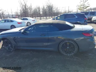 2020 BMW M8 with VIN WBSDZ0C06LBM09446, listed as a IAAI auction lot 41512994 with 25,745 mi miles. Bid and sale history available at carsss.com. Image 15.