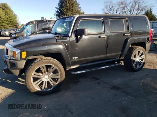2007 Hummer H3 SUV with VIN 5GTDN13E578124088, listed as a Copart auction lot 49631365 with 192,864 mi miles and Salvage Title. Bid and sale history available at carsss.com. Image 1.