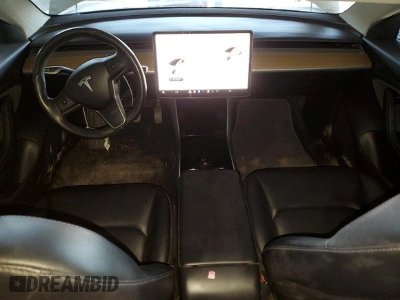 2019 Tesla Model 3 Mid Range with VIN 5YJ3E1EA3KF425125, listed as a Copart auction lot 82681864 with 105,345 mi miles and Salvage Title. Bid and sale history available at DreamBid. Image 8.