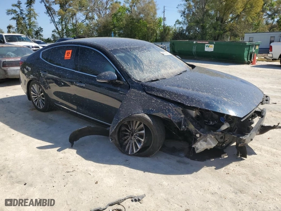 2017 Kia Cadenza Premium with VIN KNALC4J1XH5081667, listed as a Copart auction lot 49970475 with 129,048 mi miles and Salvage Title. Bid and sale history available at carsss.com. Image 4.