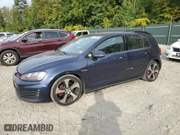 2015 Volkswagen Golf GTI S with VIN 3VW5T7AU5FM008122, listed as a Copart auction lot 72259294 with 164,224 mi miles and Salvage Title. Bid and sale history available at carsss.com. Image 1.