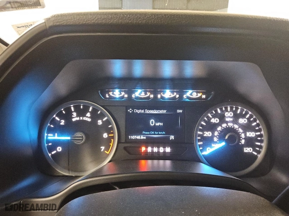 2018 Ford F-150 XL with VIN 1FTEW1EP2JFD70669, listed as a Copart auction lot 50698145 with 110,746 mi miles and Clean Title. Bid and sale history available at carsss.com. Image 9.