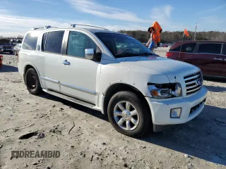2007 Infiniti QX56 with VIN 5N3AA08CX7N800787, listed as a Copart auction lot 89390525 with 0 mi miles and Clean Title. Bid and sale history available at carsss.com. Image 4.
