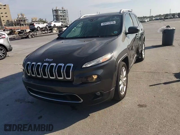 2016 Jeep Cherokee Limited with VIN 1C4PJLDS3GW320252, listed as a Copart auction lot 53717275 with 56,793 mi miles and Salvage title. Bid and sale history available at DreamBid. Image 14.