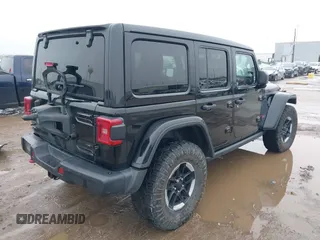 2019 Jeep Wrangler Unlimited Rubicon z VIN 1C4HJXFNXKW511193, wystawiony jako IAAI lot #41452579 z przebiegiem 91 857 mil mil oraz . Historia ofert i sprzedaży dostępna na DreamBid. Obrazek 4.