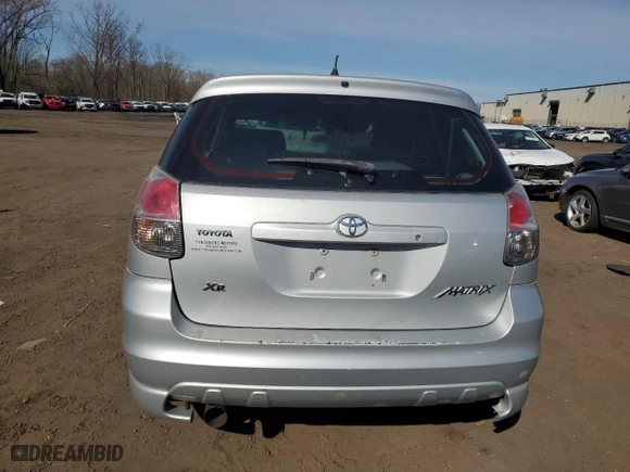 2008 Toyota Matrix STD with VIN 2T1KR32E88C688503, listed as a Copart auction lot 52446905 with 269,695 mi miles and Salvage Title. Bid and sale history available at carsss.com. Image 6.