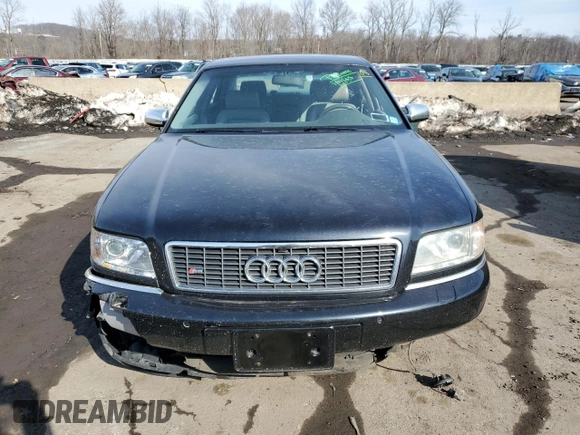 2002 Audi S8 with VIN WAUGU44D32N004151, listed as a Copart auction lot 45453595 with 171,113 mi miles and Salvage Title. Bid and sale history available at DreamBid. Image 5.