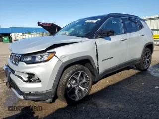 2025 Jeep Compass Limited with VIN 3C4NJDCN0ST523218, listed as a Copart auction lot 65392725 with 12,709 mi miles and Clean title. Bid and sale history available at DreamBid. Image 1.