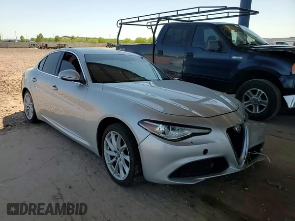 2019 Alfa Romeo Giulia with VIN ZARFAMAN4K7621573, listed as a Copart auction lot 60509535 with Not provided miles and Salvage title. Bid and sale history available at DreamBid. Image 13.