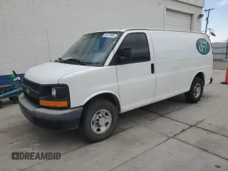 2012 Chevrolet Express Cargo with VIN 1GCWGFCAXC1177408, listed as a Copart auction lot 64615955 with Not provided miles and Clean title. Bid and sale history available at DreamBid. Image 1.