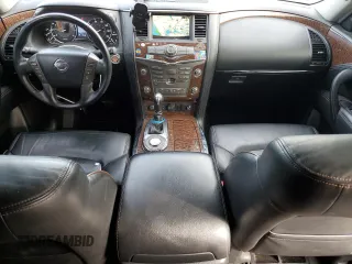 2018 Nissan Armada Platinum with VIN JN8AY2NF5J9332619, listed as a Copart auction lot 86775504 with 93,510 mi miles and Salvage Title. Bid and sale history available at carsss.com. Image 8.