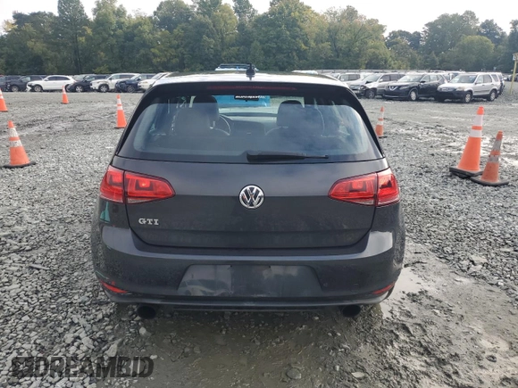 2015 Volkswagen GTI SE with VIN 3VW4T7AUXFM048675, listed as a Copart auction lot 71947234 with 122,005 mi miles and Salvage Title. Bid and sale history available at DreamBid. Image 6.