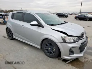 2017 Chevrolet Sonic LT with VIN 1G1JD6SH9H4139426, listed as a Copart auction lot 45705255 with 89,501 mi miles and Salvage Title. Bid and sale history available at carsss.com. Image 4.