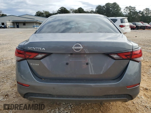 2024 Nissan Sentra S with VIN 3N1AB8BV1RY363032, listed as a Copart auction lot 88703945 with 7,029 mi miles and Salvage Title. Bid and sale history available at carsss.com. Image 6.