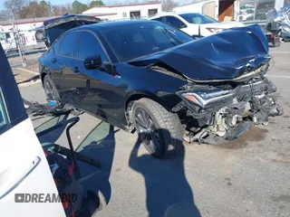 2021 Acura TLX w/A-Spec Package with VIN 19UUB5F58MA001121, listed as a IAAI auction lot 41243902 with 72,572 mi miles. Bid and sale history available at carsss.com. Image 1.