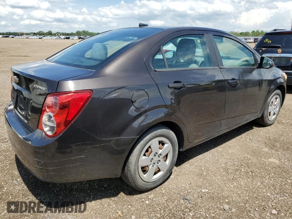 2014 Chevrolet Sonic LS with VIN 1G1JA5SH1E4241785, listed as a Copart auction lot 61914455 with 95,014 mi miles and Clean title. Bid and sale history available at DreamBid. Image 3.