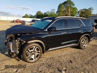 2023 Hyundai Palisade Limited z VIN KM8R5DGE1PU605323, wystawiony jako Copart lot #55657655 z przebiegiem 21 819 mil mil oraz Szkoda całkowita • Salvage title. Historia ofert i sprzedaży dostępna na DreamBid. Obrazek 1.