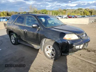 2001 Acura MDX Touring Pkg with VIN 2HNYD18641H002251, listed as a Copart auction lot 75294554 with 159,425 mi miles and Clean Title. Bid and sale history available at carsss.com. Image 4.