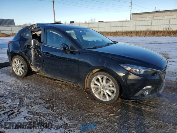 2014 Mazda 3 S Grand Touring with VIN JM1BM1M31E1178122, listed as a Copart auction lot 86832524 with 131,520 mi miles and Salvage title. Bid and sale history available at DreamBid. Image 4.