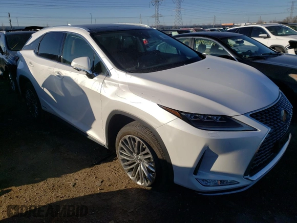 2021 Lexus RX with VIN 2T2JGMDA0MC057719, listed as a Copart auction lot 68402692 with 0 mi miles. Bid and sale history available at carsss.com. Image 4.