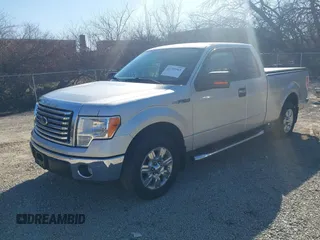 2011 Ford F-150 XL with VIN 1FTEX1CMXBFB22693, listed as a IAAI auction lot 41755565 with 123,982 mi miles. Bid and sale history available at carsss.com. Image 2.