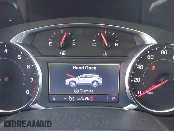 2020 Chevrolet Blazer LT with VIN 3GNKBJRS3LS705330, listed as a IAAI auction lot 41552838 with 57,598 mi miles and . Bid and sale history available at DreamBid. Image 7.