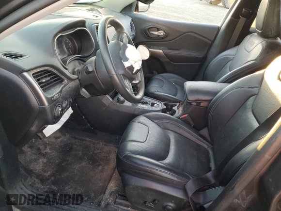 2022 Jeep Cherokee Latitude Lux with VIN 1C4PJMMN1ND535833, listed as a Copart auction lot 80052434 with 19,625 mi miles and Salvage title. Bid and sale history available at DreamBid. Image 7.