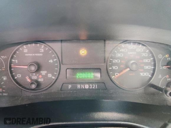 2006 Ford F-250 XL with VIN 1FTSF21P16ED54023, listed as a Copart auction lot 62515915 with 208,888 mi miles and Salvage title. Bid and sale history available at DreamBid. Image 9.