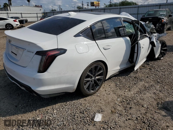 2022 Cadillac CT5 Sport z VIN 1G6DP5RK5N0113709, wystawiony jako Copart lot #78757494 z przebiegiem Nie podano mil oraz Szkoda całkowita • Salvage title. Historia ofert i sprzedaży dostępna na DreamBid. Obrazek 3.