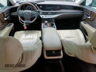 2018 Lexus LS 500 z VIN JTHB51FF3J5006860, wystawiony jako Copart lot #54728845 z przebiegiem 76 335 mil mil oraz Czysty tytuł • Clean title. Historia ofert i sprzedaży dostępna na DreamBid. Obrazek 8.