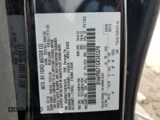 2016 Ford Fusion S with VIN 3FA6P0G71GR345370, listed as a Copart auction lot 44597195 with 0 mi miles and Salvage Title. Bid and sale history available at carsss.com. Image 12.