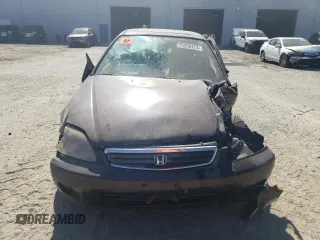 2000 Honda Civic EX with VIN 2HGEJ864XYH528956, listed as a Copart auction lot 75256173 with 206,261 mi miles and Salvage Title. Bid and sale history available at carsss.com. Image 5.
