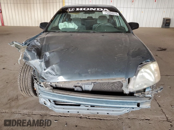 2000 Honda Civic LX with VIN 2HGEJ6677YH532512, listed as a Copart auction lot 75494574 with 160,317 mi miles and Salvage Title. Bid and sale history available at carsss.com. Image 5.